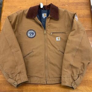 Carhartt Detroit Blanket Lined Jacket Brown